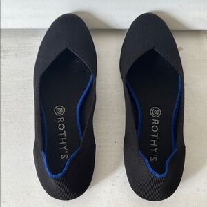 Rothy's Women's Black Flats round toe